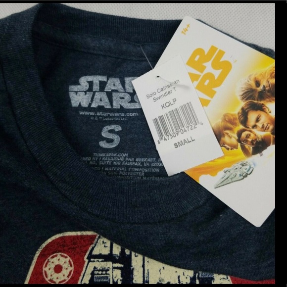 🛰NWT STAR WARS Solo Calrissian Swindler Shirts🛰 - Picture 2 of 6